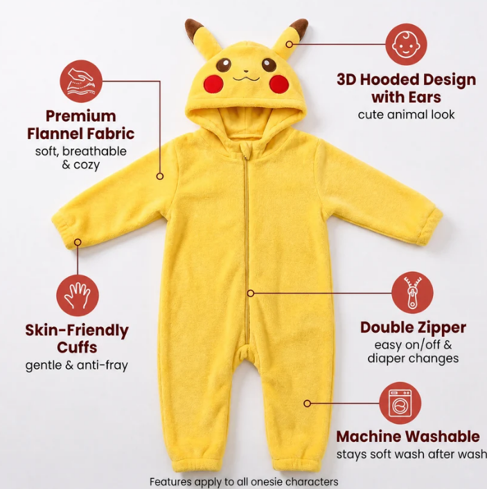 Poke Baby Onesies