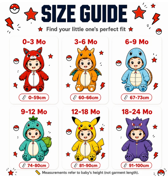 Poke Baby Onesies